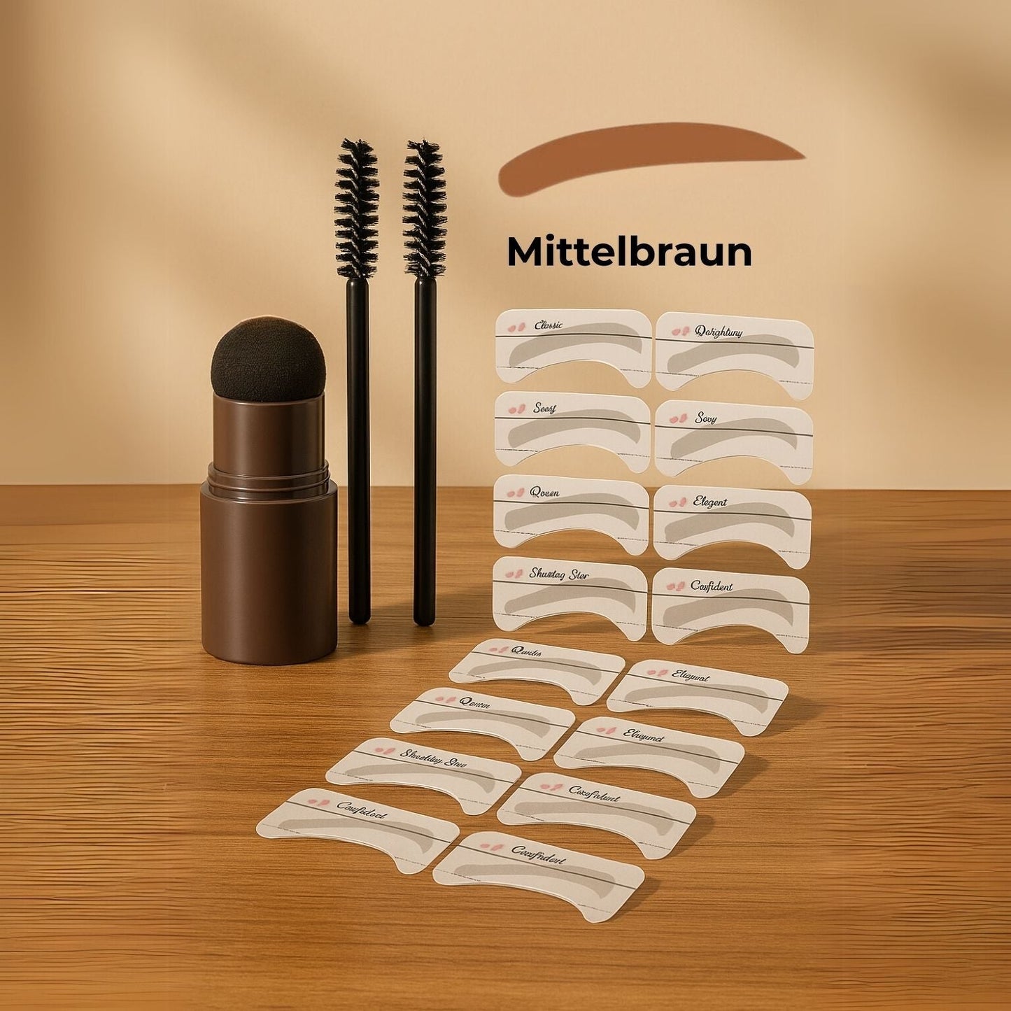 BrowStamp™ – Perfecte wenkbrauwstempel-styling set voor moeiteloos gedefinieerde wenkbrauwen [50% Korting]