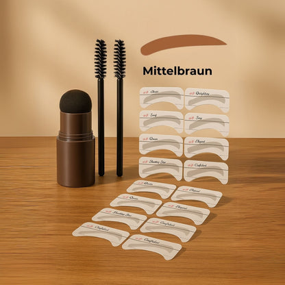 BrowStamp™ – Perfecte wenkbrauwstempel-styling set voor moeiteloos gedefinieerde wenkbrauwen [50% Korting]