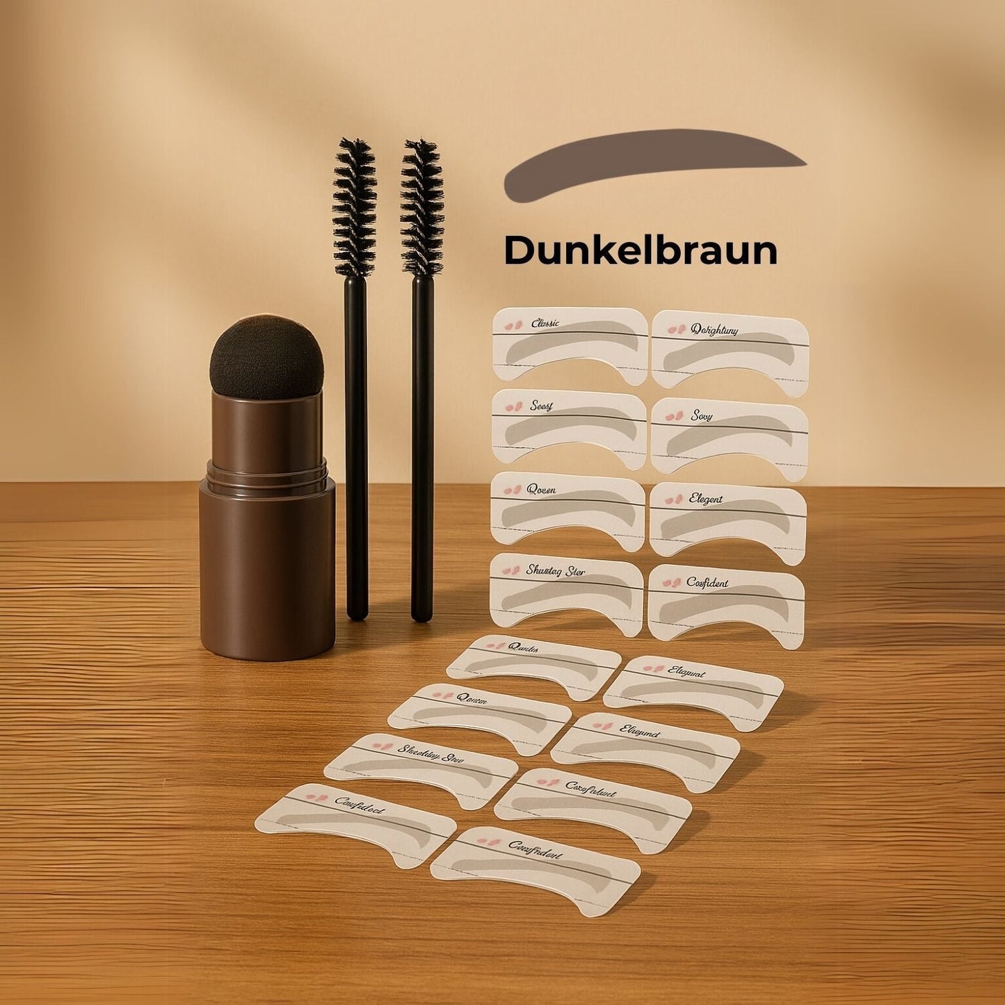 BrowStamp™ – Perfecte wenkbrauwstempel-styling set voor moeiteloos gedefinieerde wenkbrauwen [50% Korting]