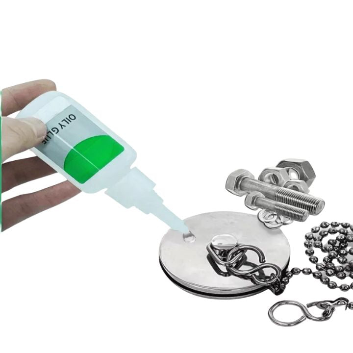 PowerGlue™ - Sterk presterende lijm op oliebasis voor glas, keramiek & co. [1 + 1 Gratis]