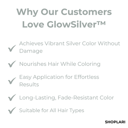 GlowSilver™ – Ammoniakvrije Zilverhaarverf | Verzorgend & Glanzend