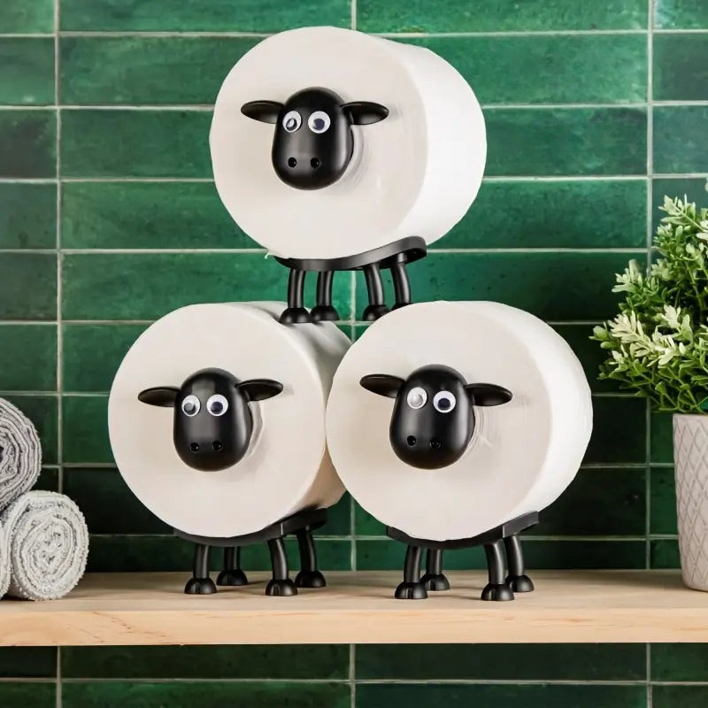 SheepyRoll™ – Decoratieve rolhouder voor stijlvolle en praktische opberging [1 + 2 Gratis]