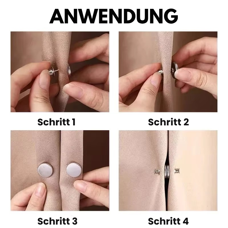 MagClips™ – Magnetische Gordijnclips voor Licht- & Tochtblokking [4+4 Gratis]