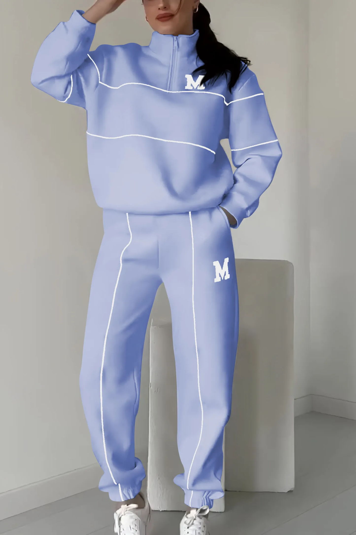 Arabella™ – Dames Trainingspak | Comfortabele Half-Zip Set