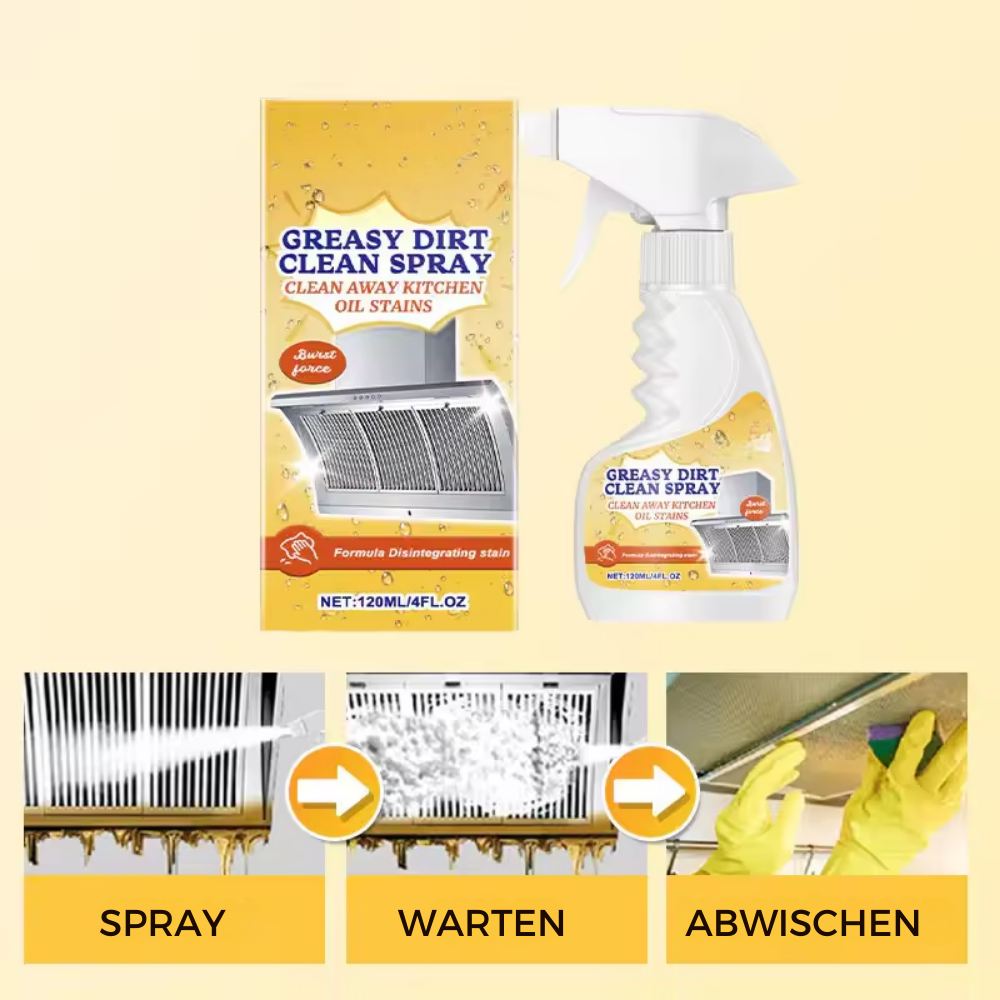 Degrix™ Keukenvetoplosser Spray – Hardnekkig Vet Moeiteloos Verwijderd