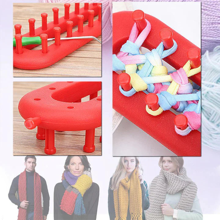 50% Korting | KnitMaster™ Handig weefgetouw om mee te breien [Laatste dag korting].