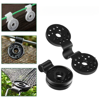 SunClip™ – Stevige kunststof klemmen voor schaduwdoeken, flexibel en eenvoudig te bevestigen [25 + 25 Gratis]