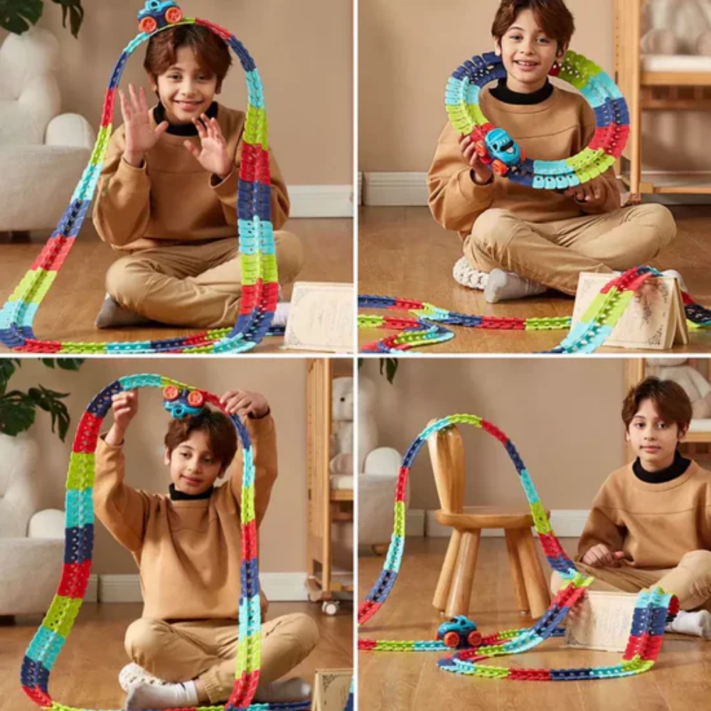 Flexigo™ – Flexibele Racebaan voor Creatief Flexibel Speelplezier Kinderontwikkeling [50% Korting]