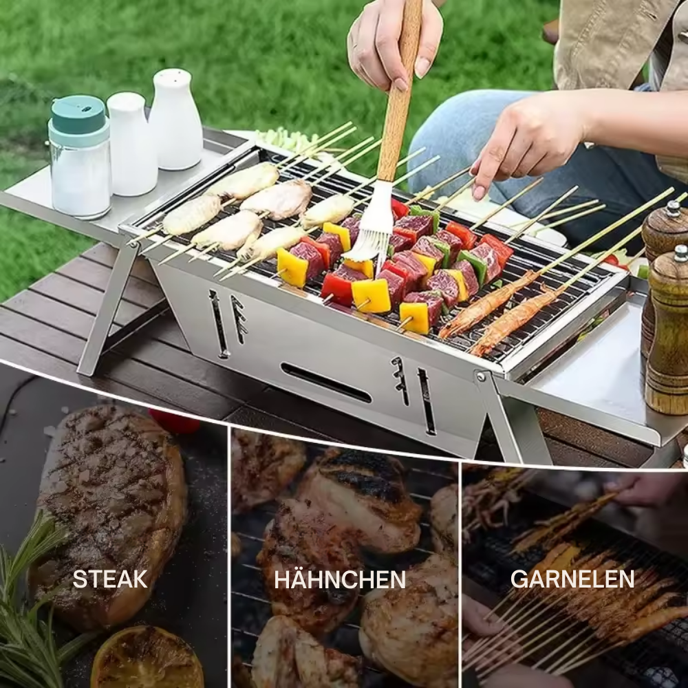 SmokelessPro™ – Opvouwbare Grill voor rookarm, praktisch & mobiel grillen [50% Korting]