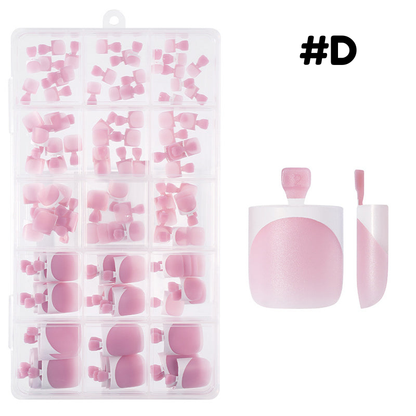 PressNails™ – Herbruikbare Press-On Teennagels | Thuis Pedicure Set