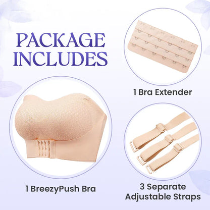 PerfectPush™ – Strapless push-up bh met voorsluiting | 50% korting