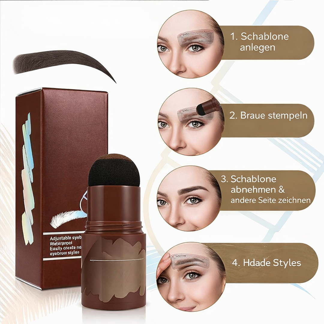 BrowMatch™ Wenkbrauw Stempel Set – Perfect Gevormde Wenkbrauwen in Seconden