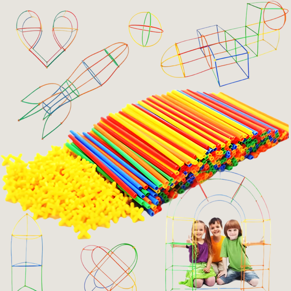 StrawTix – Creatief Constructiespeelgoed voor Kinderen vanaf 3 Jaar