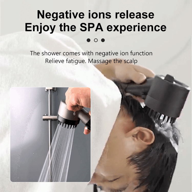 TurboShower™ – 4-in-1 Multifunctionele Douchekop met Massage & Filter