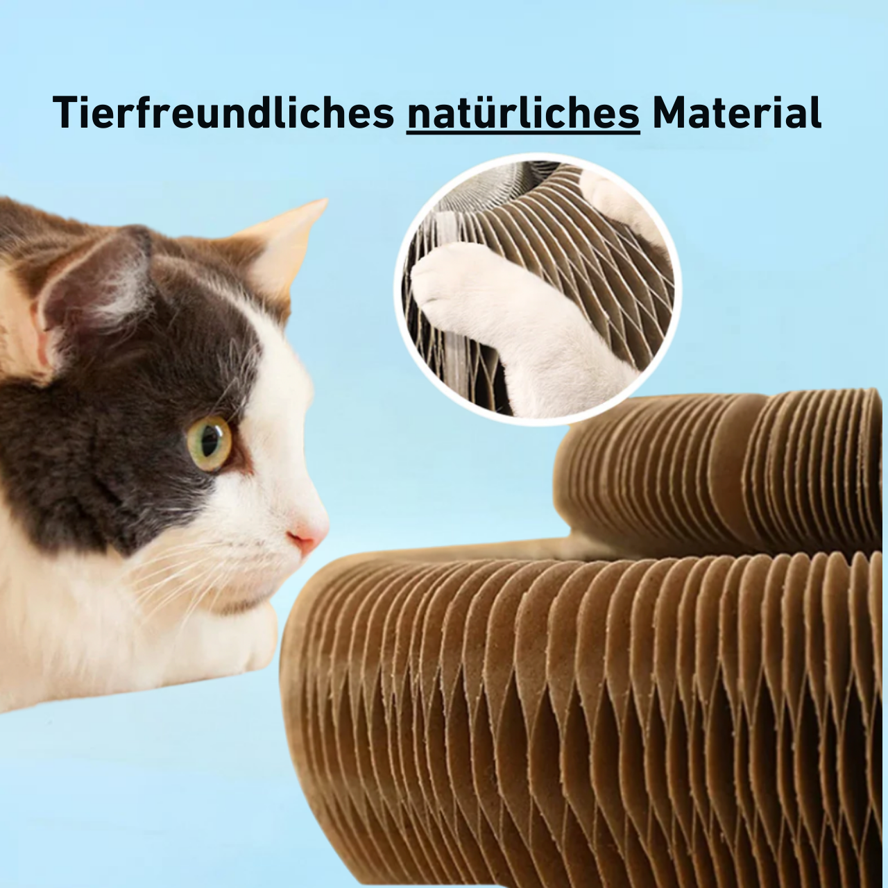 PouncePlay™ – Interactief krabspel met belletje voor actieve kattenmomenten [50% Korting]