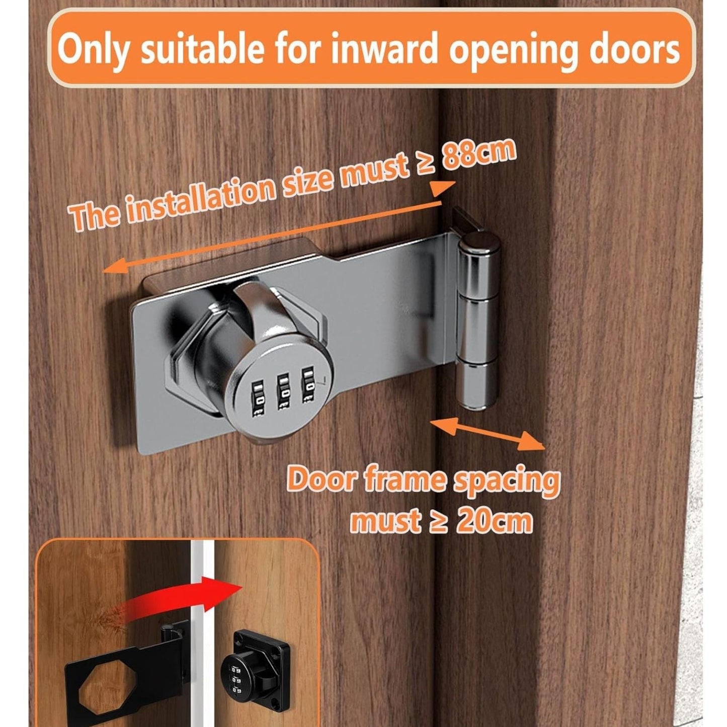 SecureLock™ – Sleutelvrij Combinatieslot met 1000 Codecombinaties