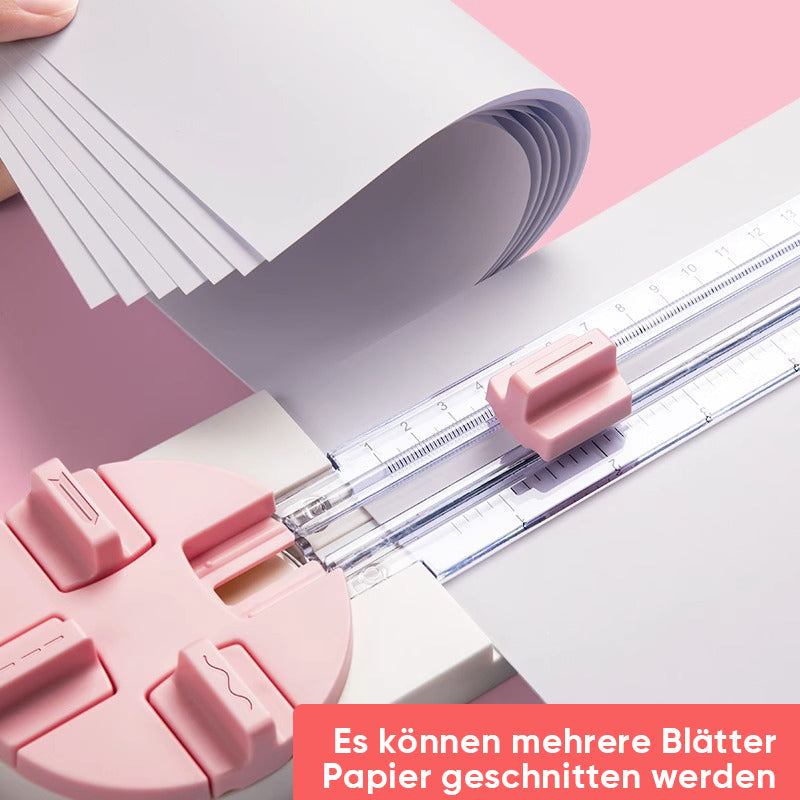 OmniCut™ – 4-in-1 Multifunctionele Papiersnijder voor Nauwkeurig Snijden