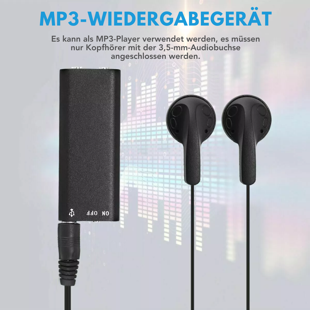Stealth™ – Spionage-spraakrecorder voor discrete audio-opnames [50% Korting]