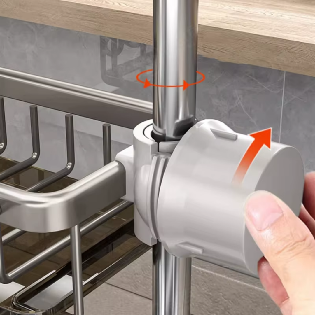 TidyTap – Keukenarmatuur-organizer voor een onberispelijk nette gootsteen [50% korting]