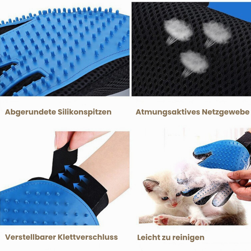 FurGo™ Verzorgingshandschoen voor Honden & Katten – 2 Stuks