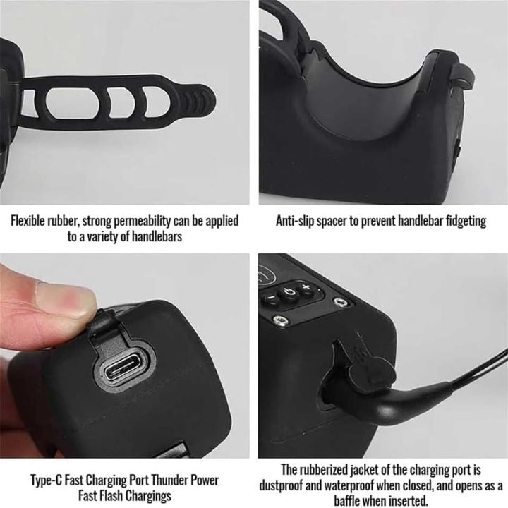 LuminoHorn™ – Fietsbelt met licht – luid, waterdicht & USB-oplaadbaar [50% Korting]
