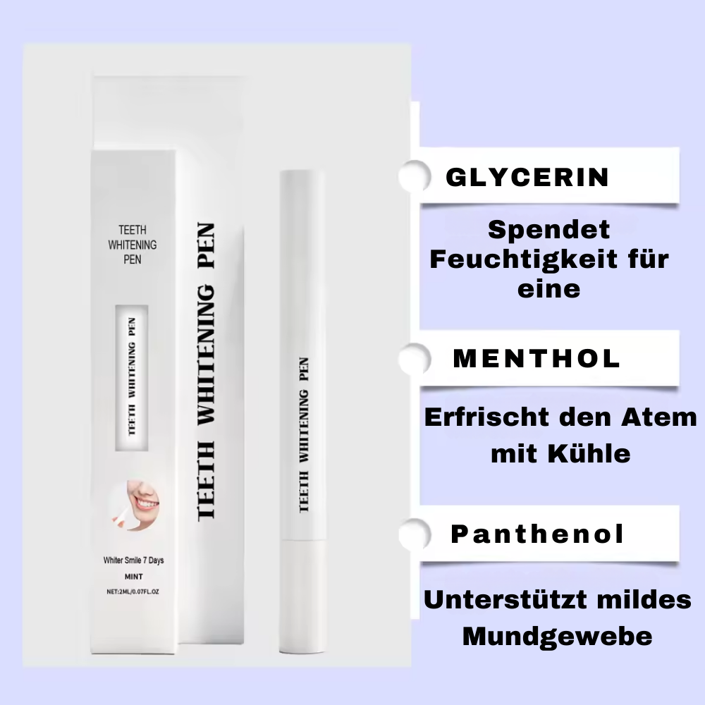 Dentiva™ Tandbleekpen – Witte Tanden met Precieze Kwast-Applicator
