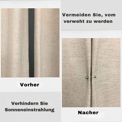 CurtainSnap™ – Magnetische Gordijnclips voor Gesloten Gordijnen [4+4 Gratis]