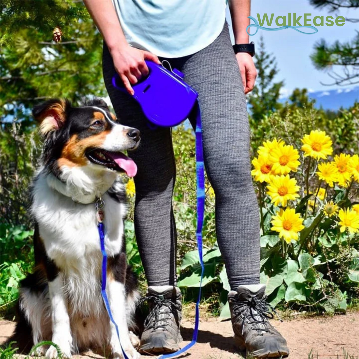 WalkEase™ – 5-in-1 hondenriem voor veelzijdig wandelcomfort [50% Korting]