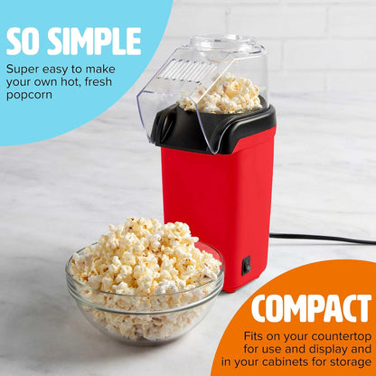 PopAir™ – Hetelucht Popcornmachine voor Gezonde en Heerlijke Snacks [50% Korting]