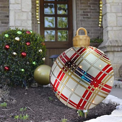 XMasGlobe™ – Grote opblaasbare kerstbal voor feestelijke decoratie [50% Korting]