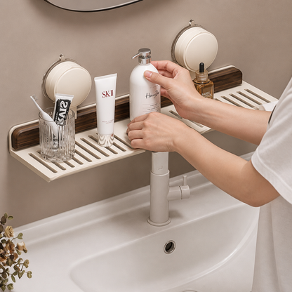 BathShelf – Meer opbergruimte in de badkamer zonder boren | 50% korting