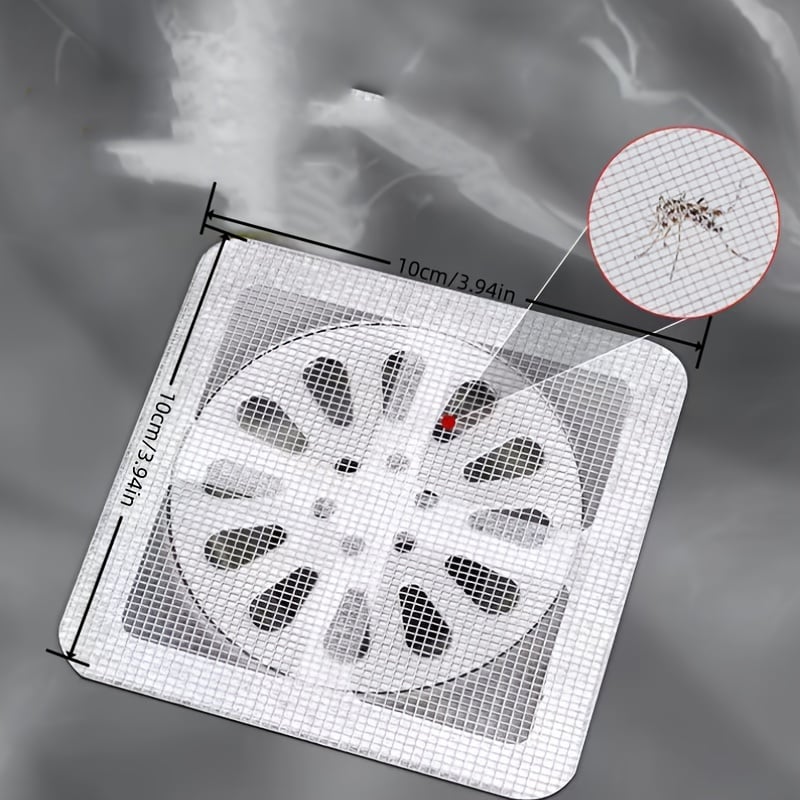CleanFlow™ Wegwerp Vloerafvoerstickers – Tegen Haren & Verstoppingen