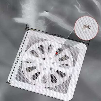 CleanFlow™ Wegwerp Vloerafvoerstickers – Tegen Haren & Verstoppingen