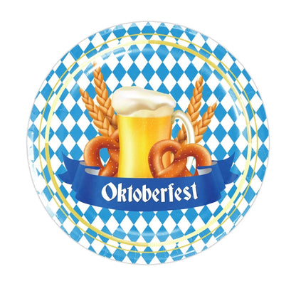 Wegwerp feestservies Oktoberfest-design voor 12 personen