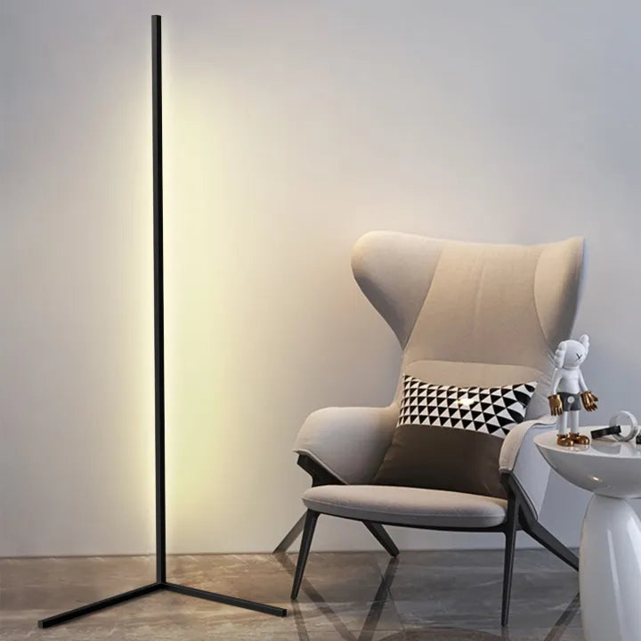 Dimbare LED-staande hoeklamp met 3 kleurtemperaturen en afstandsbediening