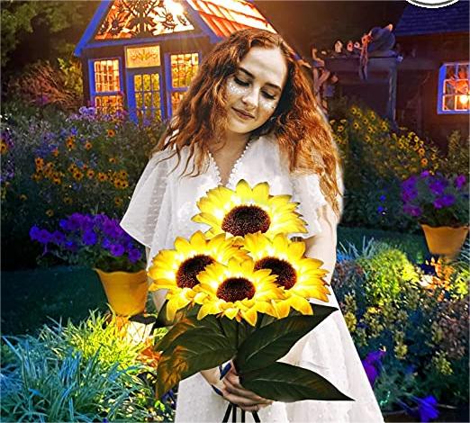 GardenRadiance Zonnebloemlichten op Zonne-energie – Sfeervolle Tuinverlichting