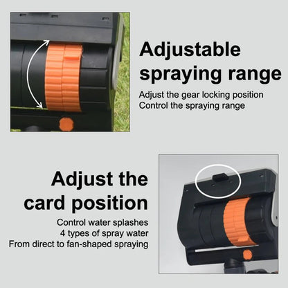 AquaVerde™ – Oscillerende Grasbesproeier met 16 sproeikoppen voor gelijkmatige beregening [50% Korting]