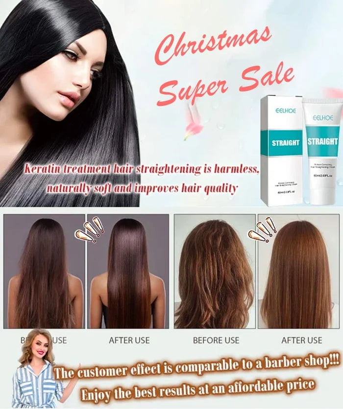HairTouch™ – Gladmakende Keratine Haarcrème | Anti-Pluis & Glanzend Haar