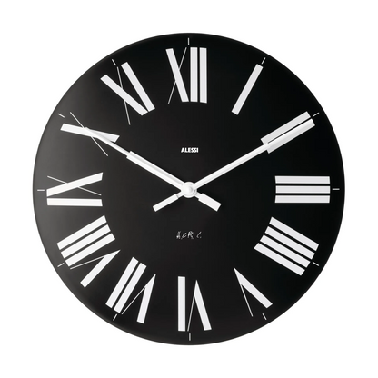 Wandklok met Romeinse cijfers – minimalistisch Italiaans design