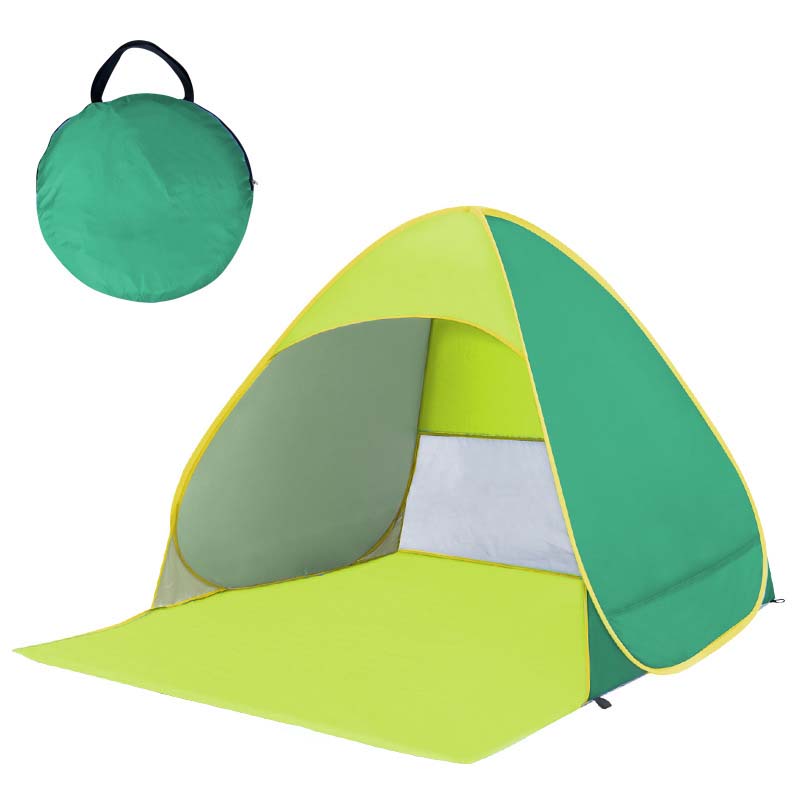 BeachCover™ Pop-Up Strandtent – 98% UV-bescherming voor het hele gezin