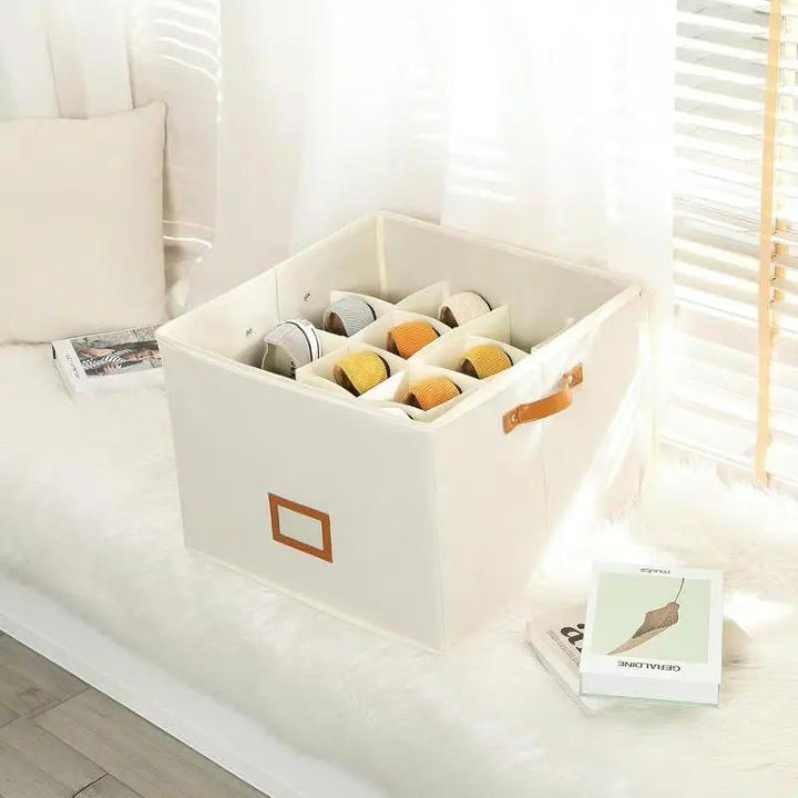 StoreBox™ – Elegante opbergdoos met vakken voor sjaals, doeken & stijlvolle accessoires [50% Korting]