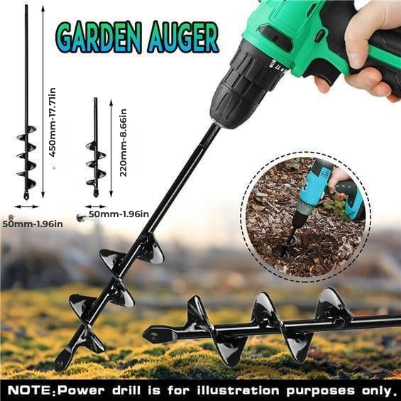 GardenHole™ Stalen Tuinboor – Moeiteloos Gaten Boren in de Tuin