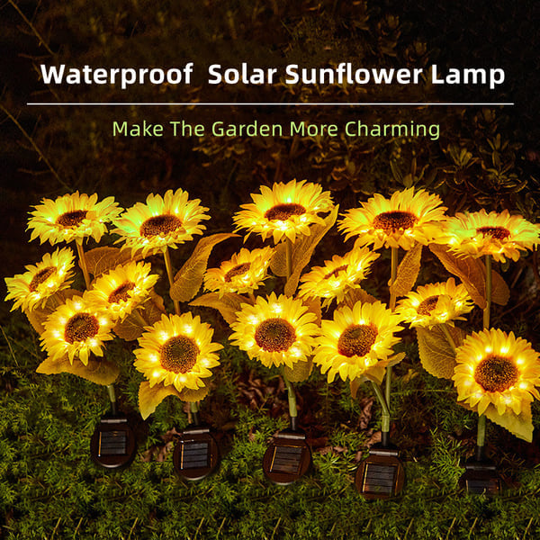 GardenRadiance Zonnebloemlichten op Zonne-energie – Sfeervolle Tuinverlichting