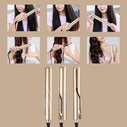 ViraCurl™ | 2-in-1 Stylingapparaat voor Glanzende Krullen & Steil Haar [50% Korting]