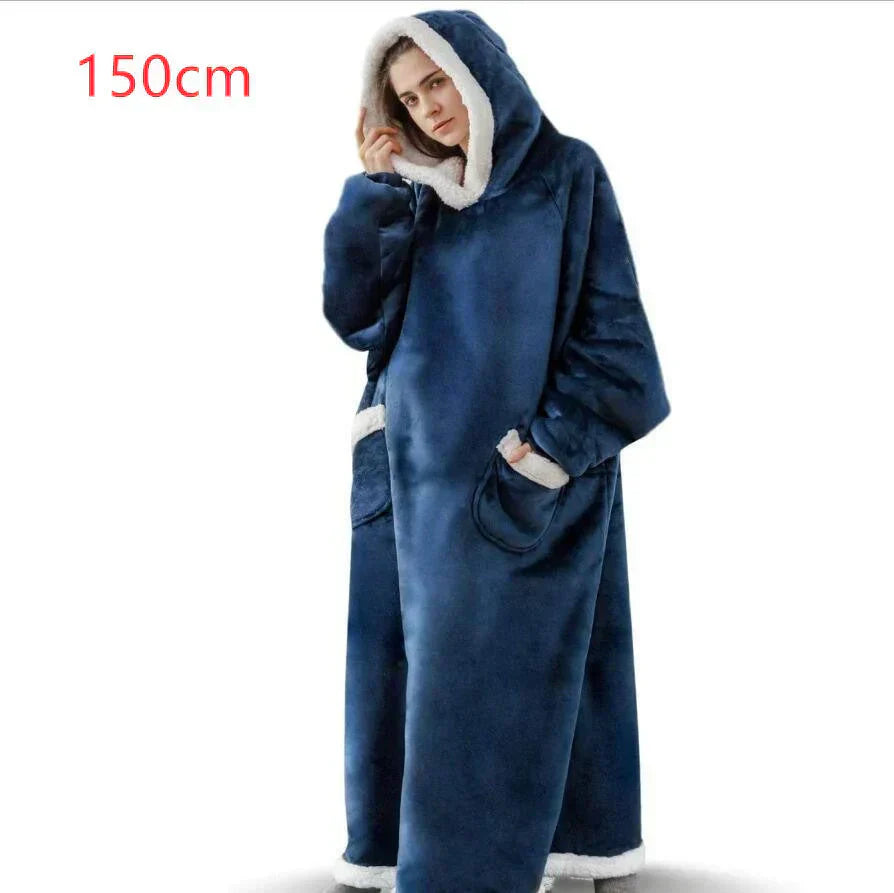 ComfyBlanket™ – Ultrawarme sherpa-fleece hoodie voor extra gezelligheid [50% Korting]