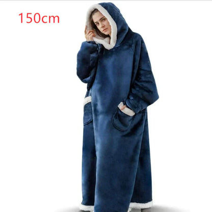 ComfyBlanket™ – Ultrawarme sherpa-fleece hoodie voor extra gezelligheid [50% Korting]