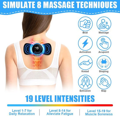 MuscleEase™ Draagbaar Nekmassageapparaat met EMS-technologie [2+2 Gratis]