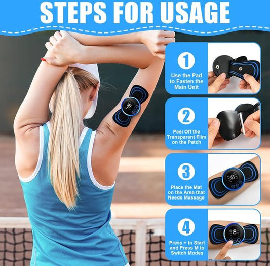 MuscleEase™ – Mini-nekmassageapparaat, draagbaar, effectief, ontspannend en comfortabel [2 + 2 Gratis]