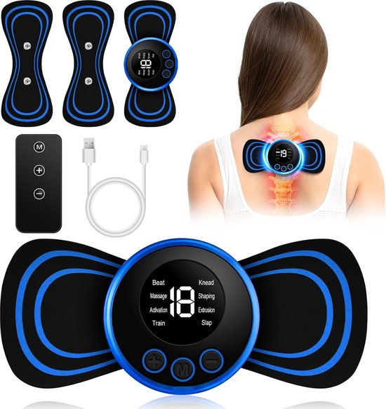 MuscleEase™ Draagbaar Nekmassageapparaat met EMS-technologie [2+2 Gratis]