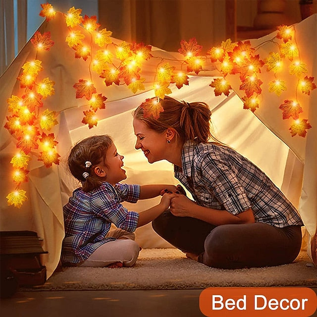 AutumnLed™ – Warmwit licht, werkt op USB & batterijen, perfecte herfstdecoratie voor binnen & buiten [50% Korting]